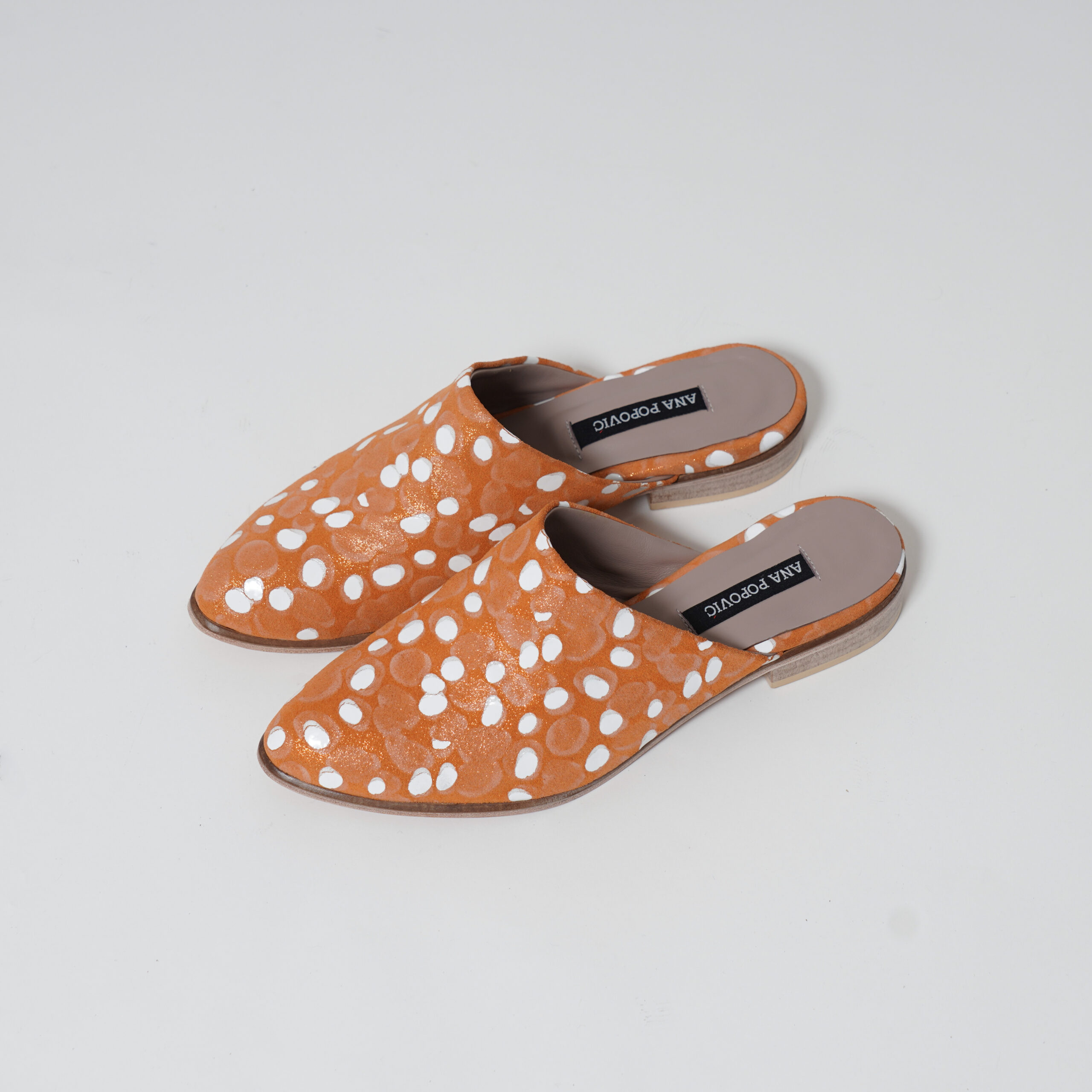 Amalfi Slides ~ Orange Confetti